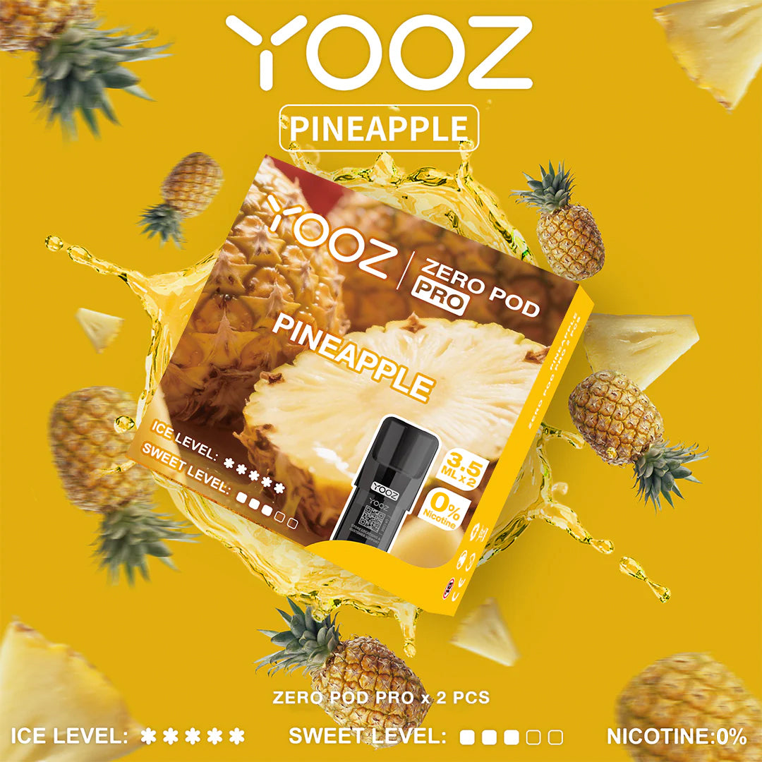 YOOZ ZERO PODS PRO 【パイナップル】 – Yooz-Japan (non-nicotine)